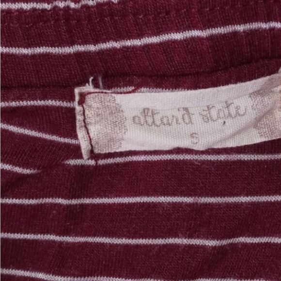 Altar'd State Small Boho Strapless Striped Jumpsuit - Picture 9 of 16